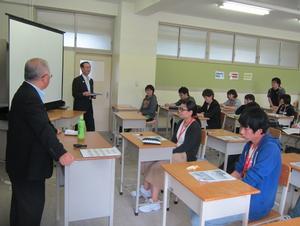 国際医療福祉専門学校でのILC講演