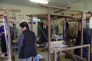 紙布織サークル見学の様子