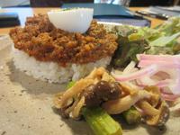 2日目昼食 鹿肉キーマカレー