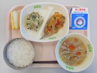 真滝学校給食センターの和食給食写真