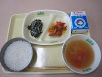 大東学校給食センターの和食給食写真