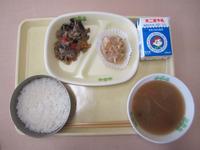 2025年7月18日の給食メニューの写真