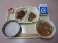 2025年11月26日の大原小学校リクエスト献立の写真