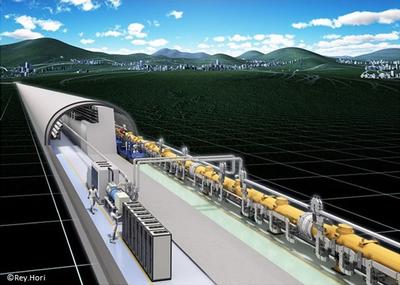 ILC（国際リニアコライダー）のイメージ画像