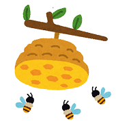 ハチの巣のイラスト