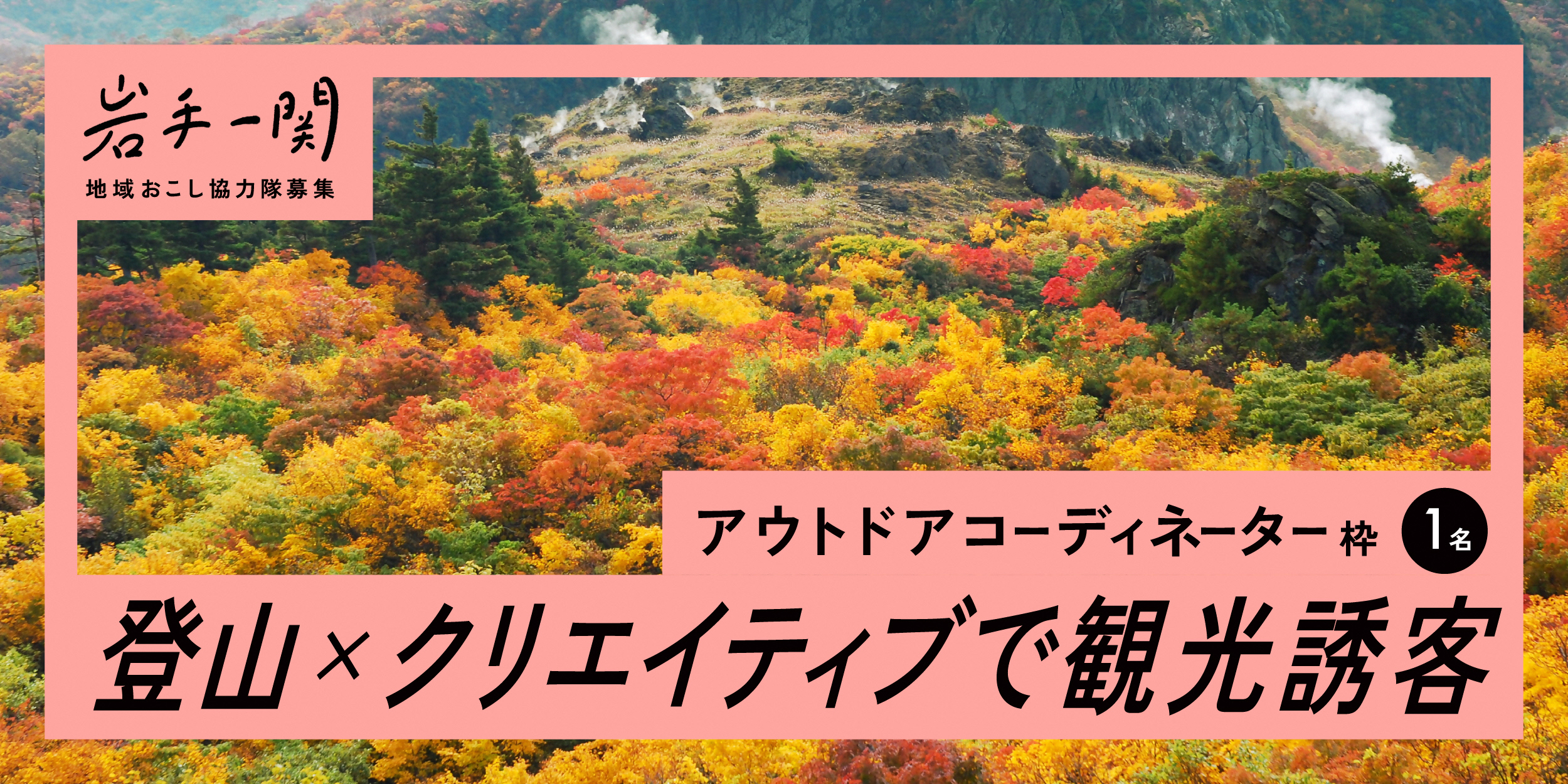 一関市地域おこし協力隊募集アウトドアコーディネーター枠