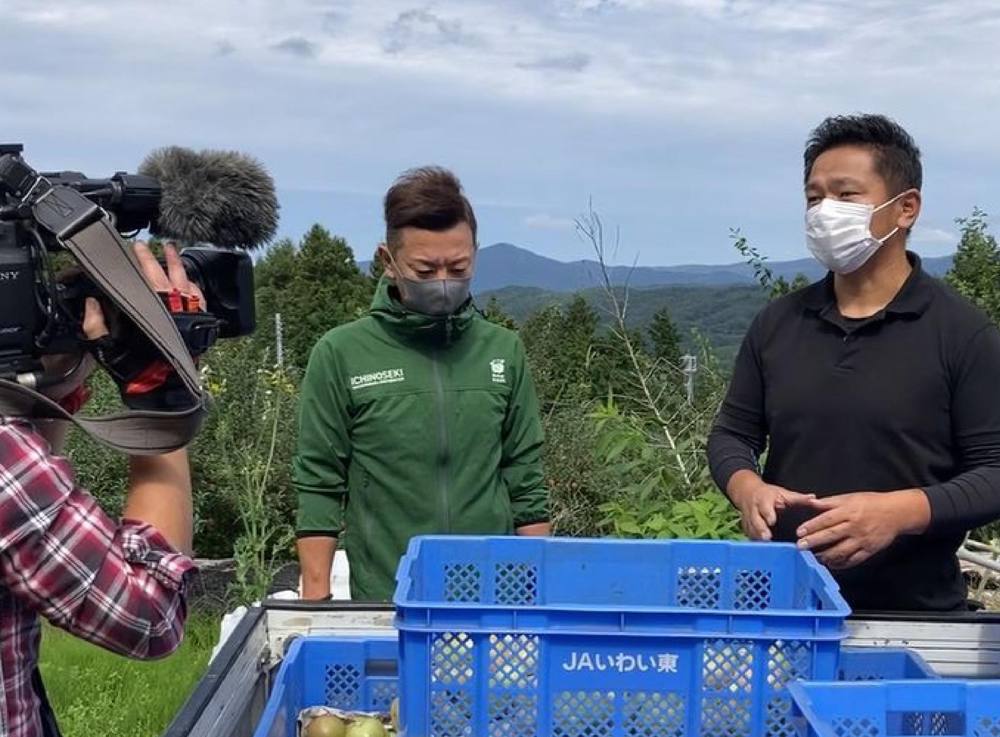 農産物の生産者の写真