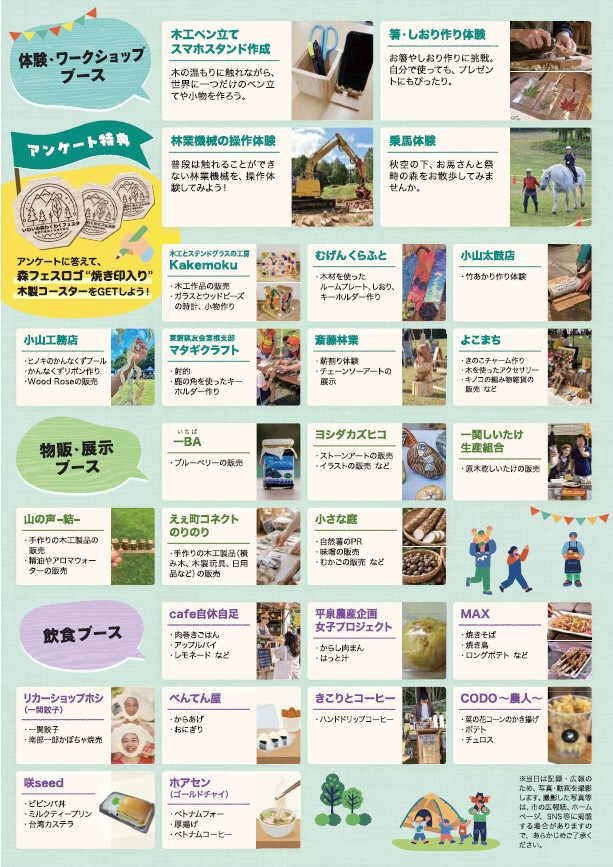 出店者一覧