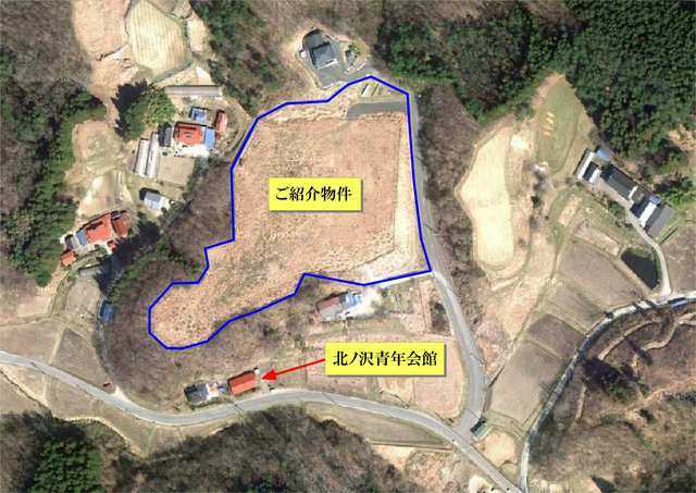 産業用地の位置図